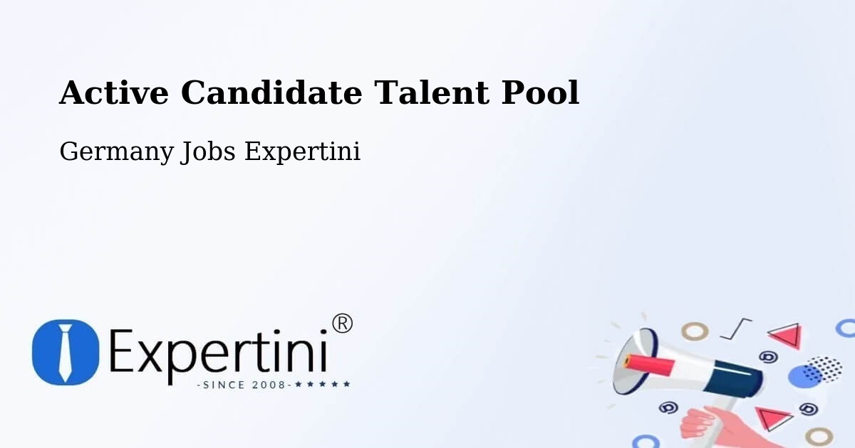 Active Candidate Talent Pool – Mitte - Germany Jobs Expertini