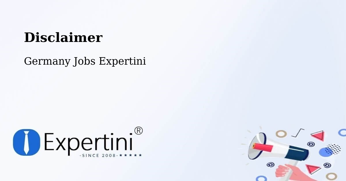 Disclaimer – Mitte - Germany Jobs Expertini