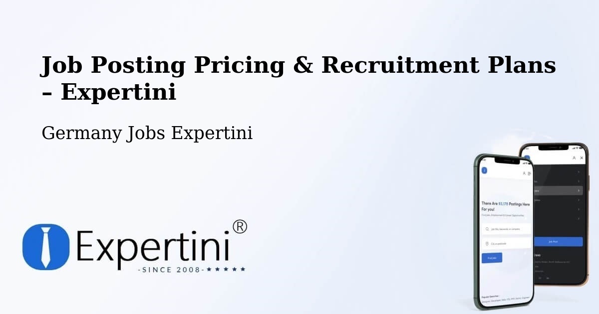 Job Posting Pricing & Recruitment Plans – Mitte - Mitte, Germany Jobs Expertini